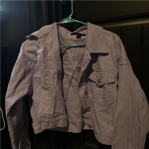 Forever 21 Lavender Jean Jacket